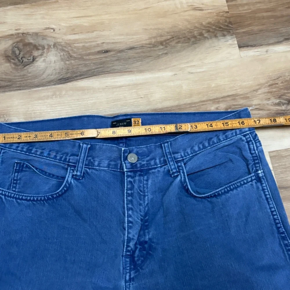 J.Crew Jeans 32x32 484 Slim Fit Garment Dyed Cotton Blue Pants